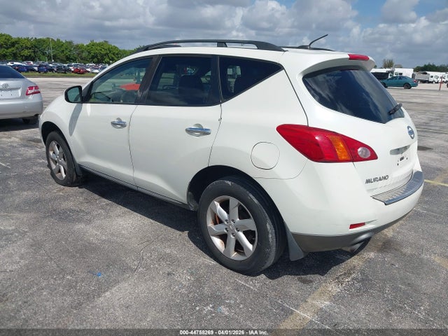 2009 Nissan Murano Sl მანქანა იყიდება აუქციონზე, vin: JN8AZ18U69W026561, აუქციონის ნომერი: 44758269