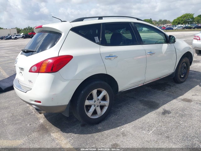 2009 Nissan Murano Sl მანქანა იყიდება აუქციონზე, vin: JN8AZ18U69W026561, აუქციონის ნომერი: 44758269