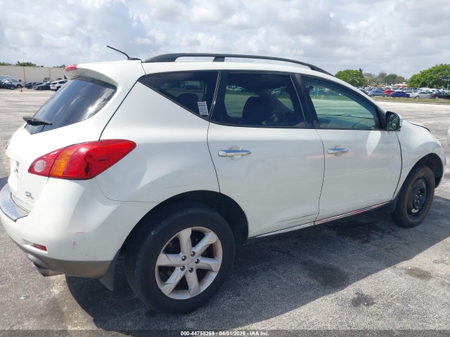 2009 Nissan Murano Sl მანქანა იყიდება აუქციონზე, vin: JN8AZ18U69W026561, აუქციონის ნომერი: 44758269