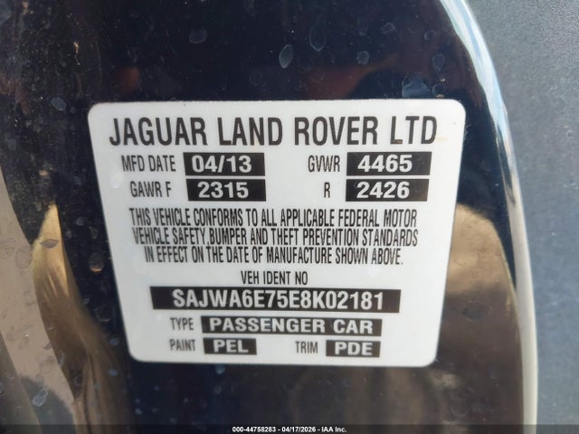 Jaguar F-Type 2014 SAJWA6E75E8K02181 Image 9