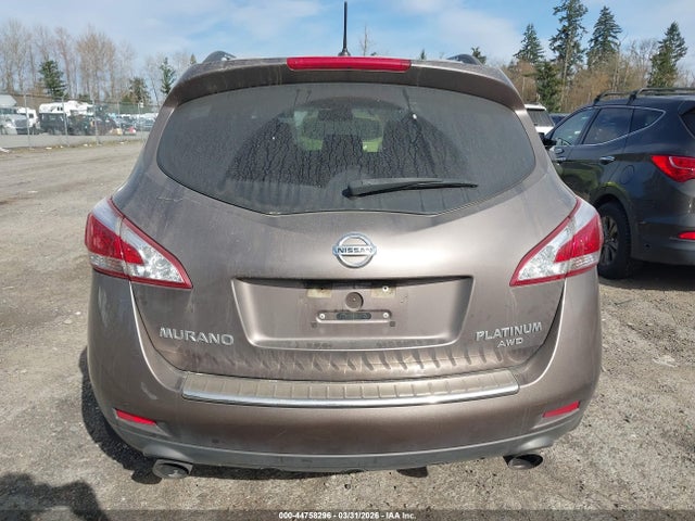 2014 Nissan Murano Le მანქანა იყიდება აუქციონზე, vin: JN8AZ1MW1EW503124, აუქციონის ნომერი: 44758296