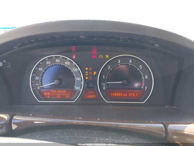 2008 Bmw 750li მანქანა იყიდება აუქციონზე, vin: WBAHN83508DT79190, აუქციონის ნომერი: 44758346