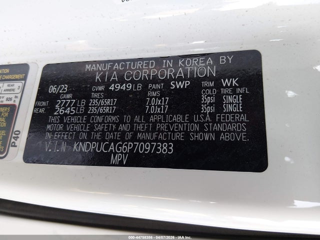 2023 KIA SPORTAGE HYBRID KNDPUCAG6P7097383 Photo 8