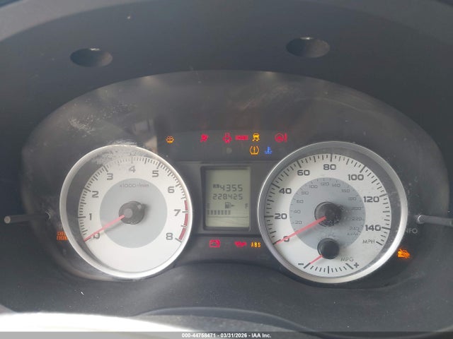 Aukcja sprzedaży 2012 Subaru Impreza 2.0i, vin: JF1GPAA61CG236757, numer aukcji: 44758471