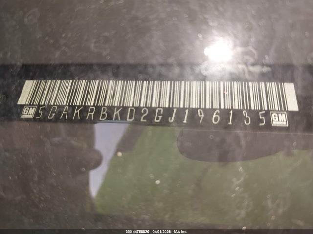 Продажа на аукционе авто 2016 Buick Enclave Leather, vin: 5GAKRBKD2GJ196135, номер лота: 44758820