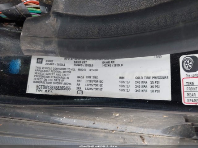 2006 HUMMER H3 SUV 5GTDN136768205455 Photo 8