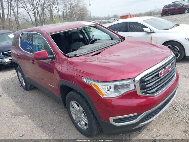 44758853 :رقم المزاد ، 1GKKNKLA8KZ131822 vin ، 2019 Gmc Acadia Sle-1 مزاد بيع