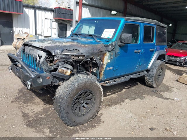 44758864 :رقم المزاد ، 1C4HJXDG7KW608954 vin ، 2019 Jeep Wrangler Unlimited Sport S 4x4 مزاد بيع