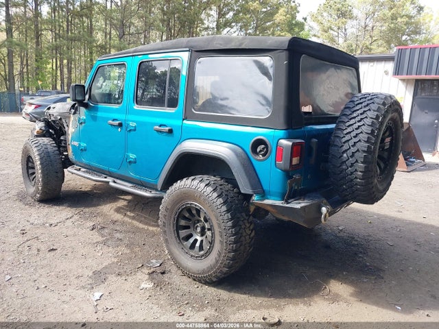 44758864 :رقم المزاد ، 1C4HJXDG7KW608954 vin ، 2019 Jeep Wrangler Unlimited Sport S 4x4 مزاد بيع