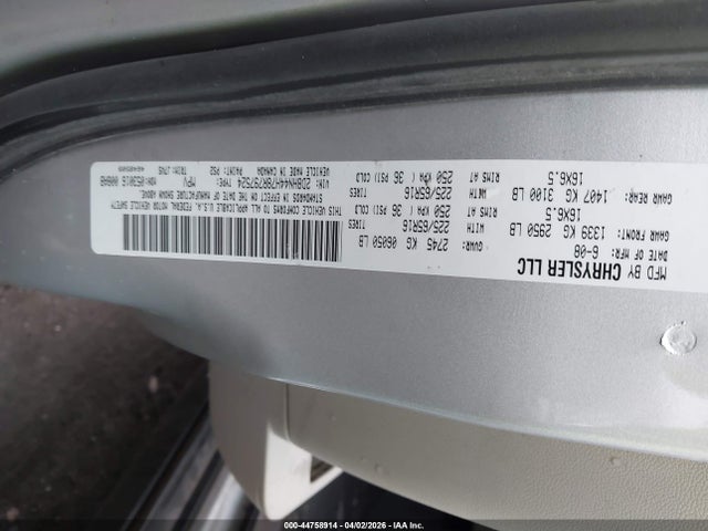 44758914 :رقم المزاد ، 2D8HN4478R797524 vin ، 2008 Dodge Unknown مزاد بيع