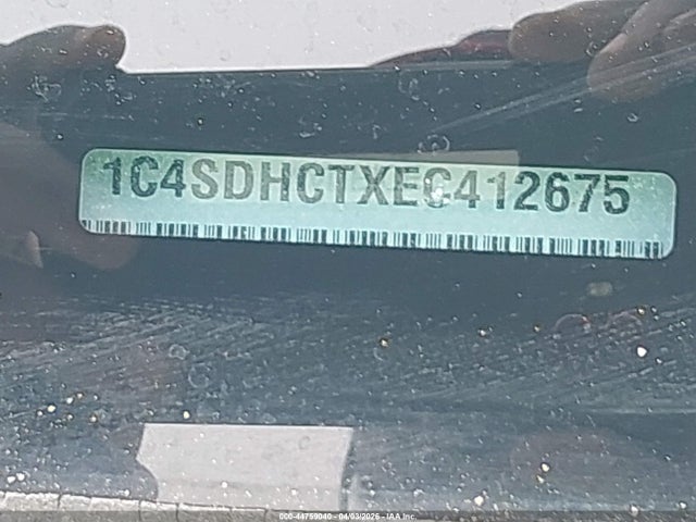 44759040 :رقم المزاد ، 1C4SDHCTXEC412675 vin ، 2014 Dodge Durango R/t مزاد بيع