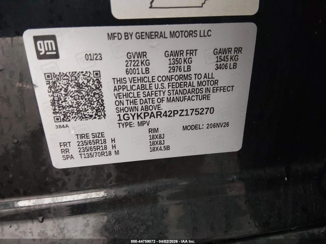 2023 CADILLAC XT6 1GYKPAR42PZ175270 Photo 8