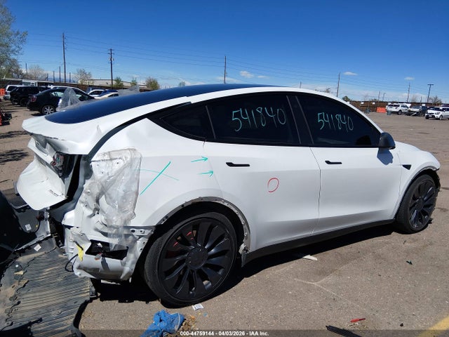 Aukcja sprzedaży 2022 Tesla Model Y Performance Dual Motor All-wheel Drive, vin: 7SAYGDEF9NF541840, numer aukcji: 44759144