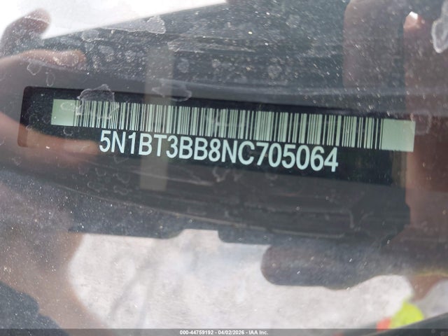 Продажа на аукционе авто 2022 Nissan Rogue Sv Intelligent Awd, vin: 5N1BT3BB8NC705064, номер лота: 44759192