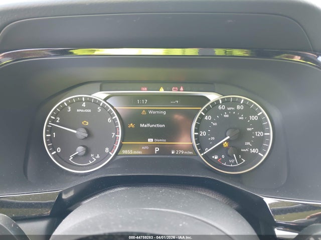 44759283 :رقم المزاد ، 5N1DR3CD8SC212794 vin ، 2025 Nissan Pathfinder Sl 4wd مزاد بيع