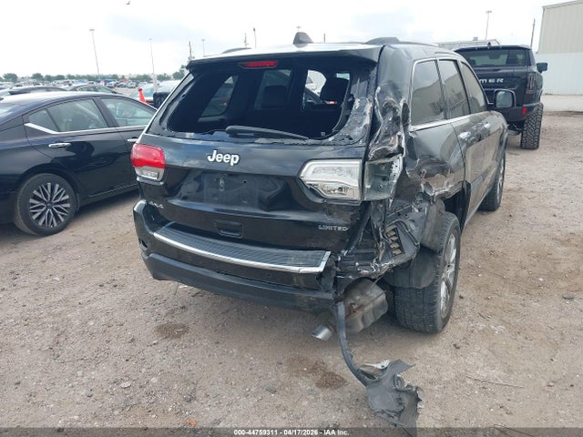 44759311 :رقم المزاد ، 1C4RJFBG6GC381363 vin ، 2016 Jeep Grand Cherokee Limited مزاد بيع