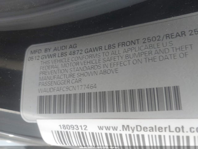 2012 AUDI A6 WAUDFAFC9CN177464 Photo 8