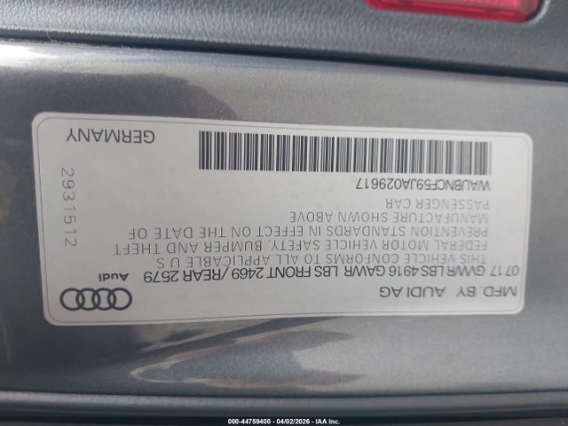 Продажа на аукционе авто 2018 Audi A5 2.0t Premium, vin: WAUBNCF59JA029617, номер лота: 44759400