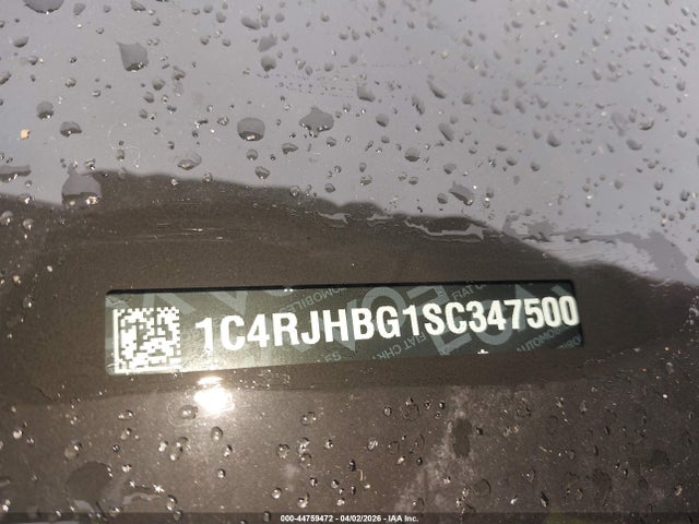 2025 Jeep Grand Cherokee Limited 4x4 მანქანა იყიდება აუქციონზე, vin: 1C4RJHBG1SC347500, აუქციონის ნომერი: 44759472