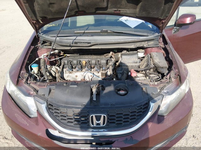 44759483 :رقم المزاد ، 19XFB2F52DE246385 vin ، 2013 Honda Civic Lx مزاد بيع