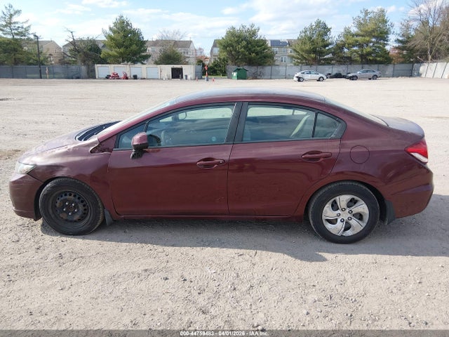 44759483 :رقم المزاد ، 19XFB2F52DE246385 vin ، 2013 Honda Civic Lx مزاد بيع
