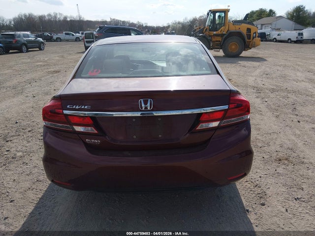 44759483 :رقم المزاد ، 19XFB2F52DE246385 vin ، 2013 Honda Civic Lx مزاد بيع
