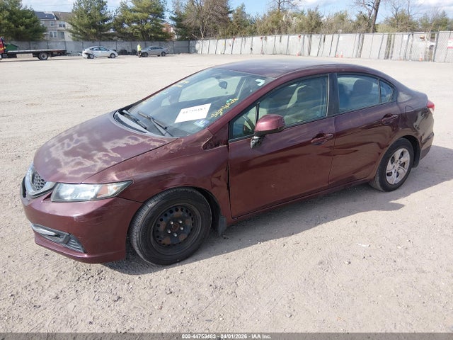 44759483 :رقم المزاد ، 19XFB2F52DE246385 vin ، 2013 Honda Civic Lx مزاد بيع