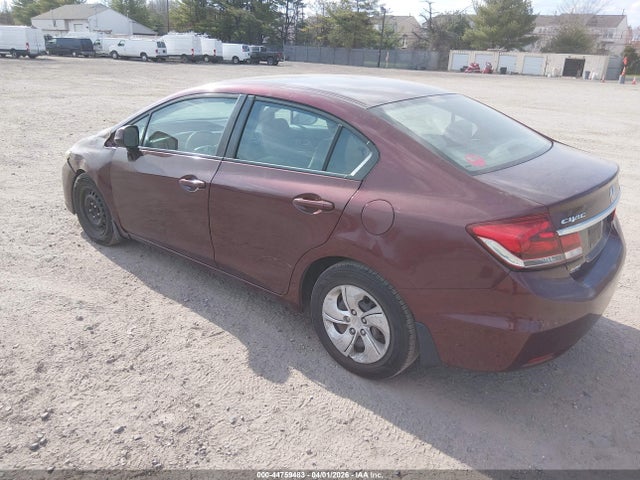 44759483 :رقم المزاد ، 19XFB2F52DE246385 vin ، 2013 Honda Civic Lx مزاد بيع
