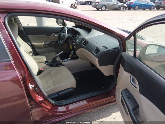44759483 :رقم المزاد ، 19XFB2F52DE246385 vin ، 2013 Honda Civic Lx مزاد بيع
