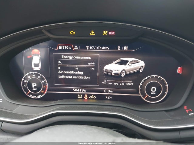2018 Audi A5 2.0t Premium მანქანა იყიდება აუქციონზე, vin: WAUFNCF53JA063053, აუქციონის ნომერი: 44759496