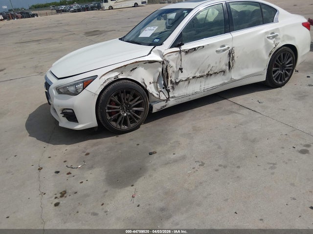 44759520 :رقم المزاد ، JN1FV7AR6HM871641 vin ، 2017 Infiniti Q50 3.0t Red Sport 400 مزاد بيع