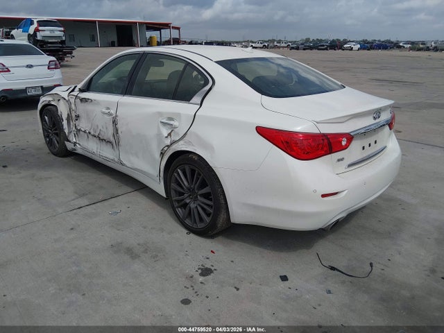 44759520 :رقم المزاد ، JN1FV7AR6HM871641 vin ، 2017 Infiniti Q50 3.0t Red Sport 400 مزاد بيع
