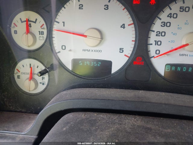 Продажа на аукционе авто 2004 Dodge Ram 2500 Slt/laramie, vin: 3D7KA28C74G122359, номер лота: 44759587
