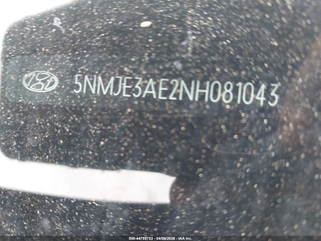 2022 Hyundai Tucson Limited მანქანა იყიდება აუქციონზე, vin: 5NMJE3AE2NH081043, აუქციონის ნომერი: 44759753