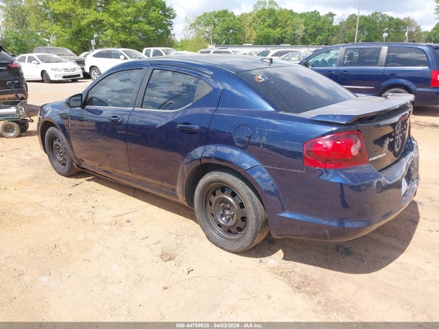 44759920 :رقم المزاد ، 1C3CDZCB2DN616587 vin ، 2013 Dodge Avenger Sxt مزاد بيع