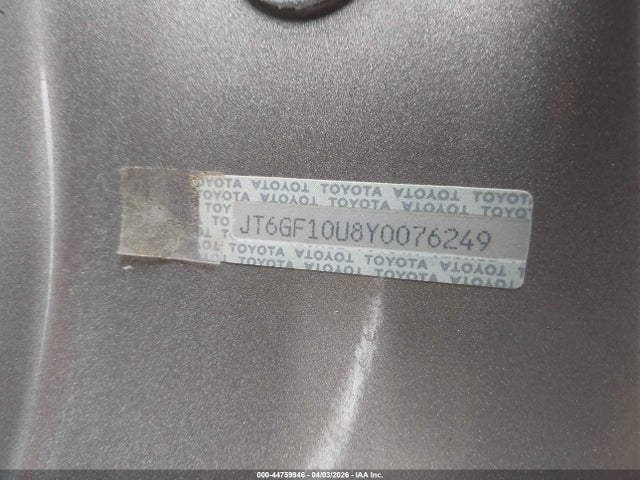 Продаж на аукціоні авто 2000 Lexus Rx 300, vin: JT6GF10U8Y0076249, номер лоту: 44759946