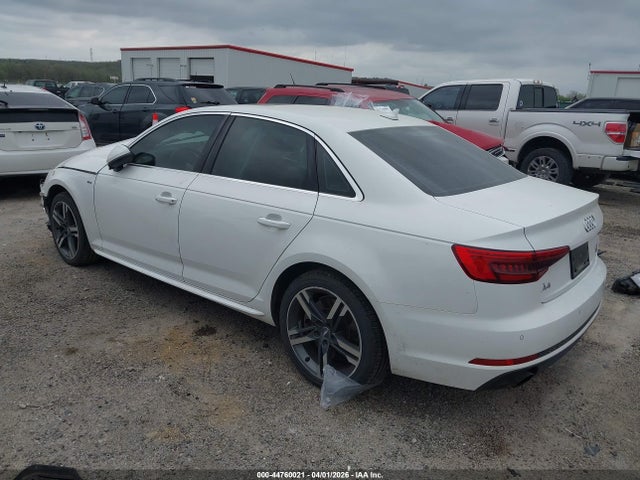 2017 Audi A4 2.0t Premium მანქანა იყიდება აუქციონზე, vin: WAUENAF4XHN002566, აუქციონის ნომერი: 44760021