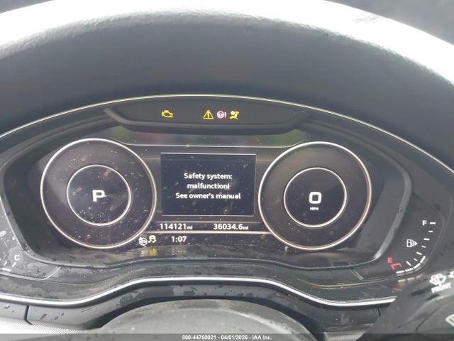 2017 Audi A4 2.0t Premium მანქანა იყიდება აუქციონზე, vin: WAUENAF4XHN002566, აუქციონის ნომერი: 44760021
