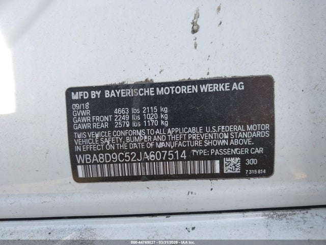 2018 BMW 330I WBA8D9C52JA607514 Photo 8