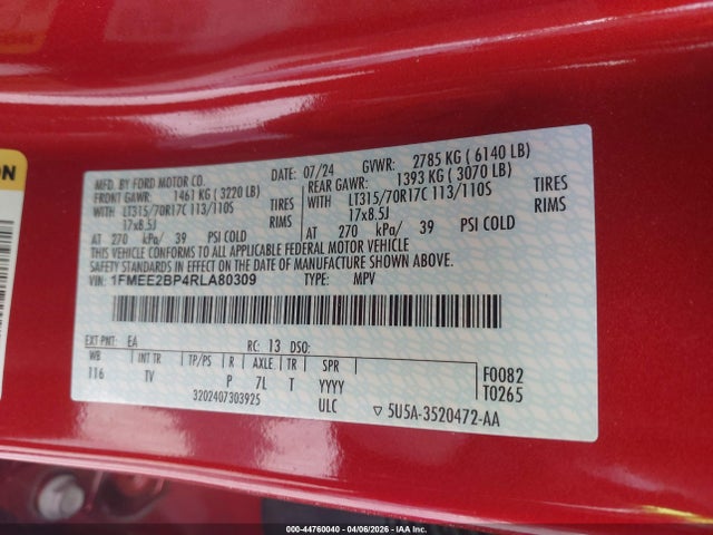 2024 FORD BRONCO 1FMEE2BP4RLA80309 Photo 8