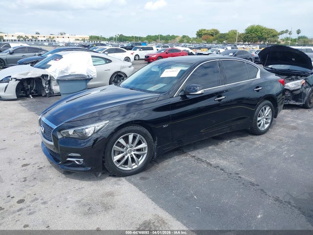 44760092 :رقم المزاد ، JN1EV7AR9HM841545 vin ، 2017 Infiniti Q50 3.0t Signature Edition مزاد بيع