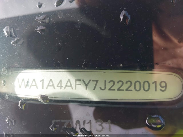 44760154 :رقم المزاد ، WA1A4AFY7J2220019 vin ، 2018 Audi Sq5 3.0t Premium Plus مزاد بيع