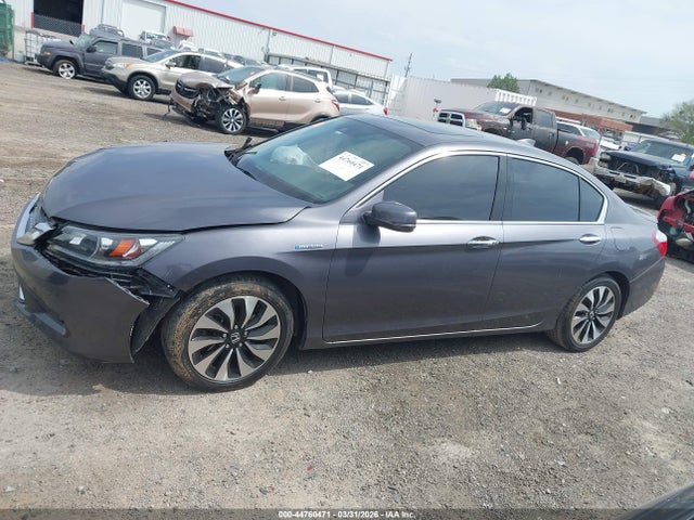 2015 Honda Accord Hybrid Ex-l მანქანა იყიდება აუქციონზე, vin: 1HGCR6F52FA010459, აუქციონის ნომერი: 44760471