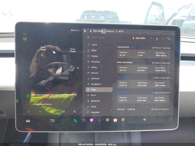 44760509 :رقم المزاد ، 7SAYGDEEXSA361945 vin ، 2025 Tesla Model Y Long Range Dual Motor All-wheel Drive مزاد بيع