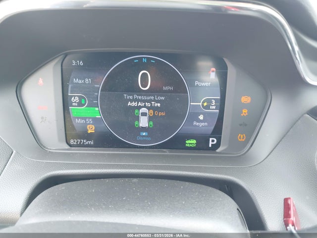 44760553 :رقم المزاد ، 1G1FY6S06N4124723 vin ، 2022 Chevrolet Bolt Euv Fwd Lt مزاد بيع
