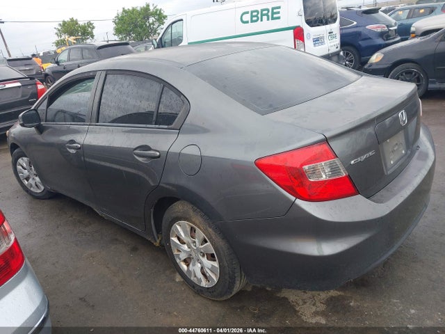 2012 Honda Civic Lx მანქანა იყიდება აუქციონზე, vin: 19XFB2F56CE364468, აუქციონის ნომერი: 44760611