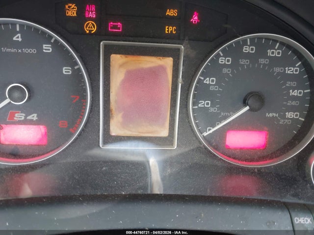2005 AUDI S4 WAUPL68E95A056185 Photo 6