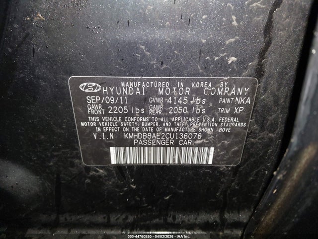 2012 HYUNDAI ELANTRA TOURING KMHDB8AE2CU136076 Photo 8