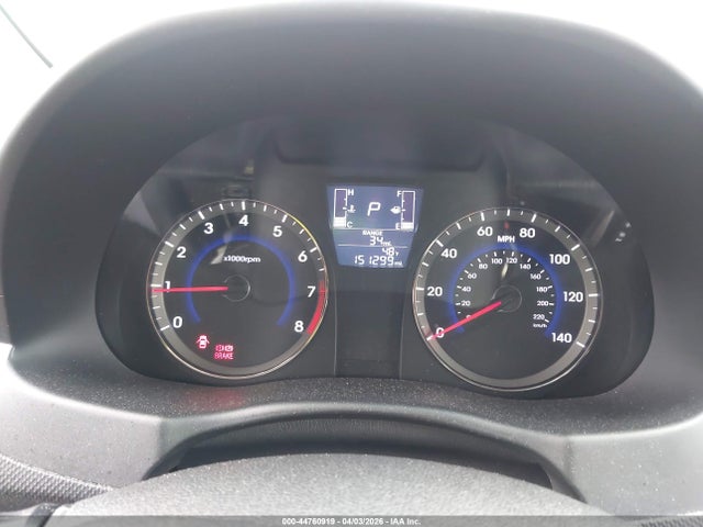 44760919 :رقم المزاد ، KMHCT5AE3HU342179 vin ، 2017 Hyundai Accent Se مزاد بيع