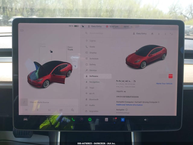 Aukcja sprzedaży 2018 Tesla Model 3 Long Range/performance, vin: 5YJ3E1EB8JF055006, numer aukcji: 44760923